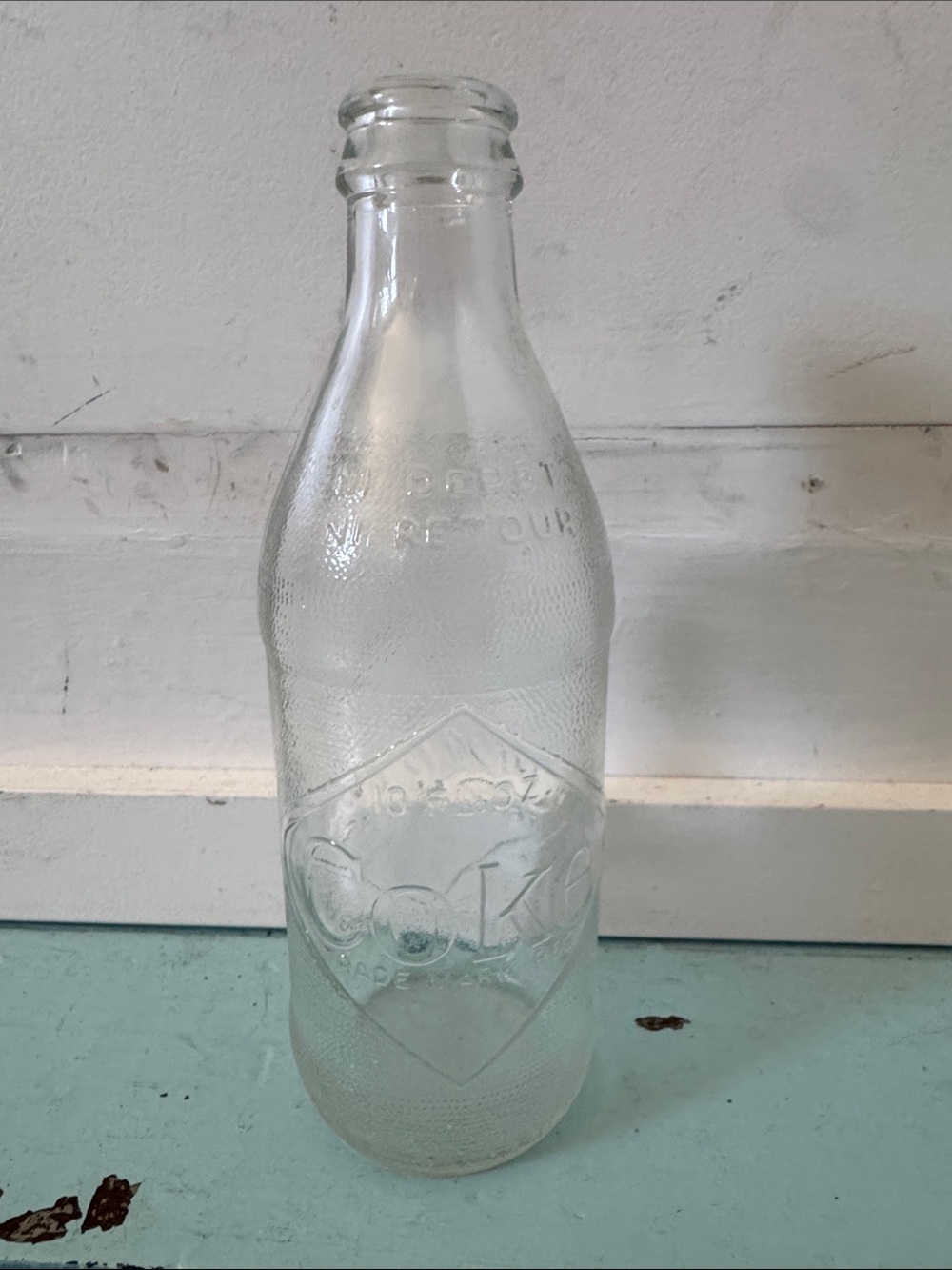 Vintage 1968 Coke Bottle Diamond Logo 10 OZ Glass No Return/Deposit Collectable